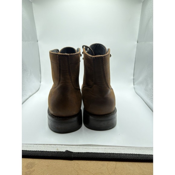 Thursday Boot Company Everyday Men\'s 7.5 Brown Leather Cap Toe Captain Boots main image 9